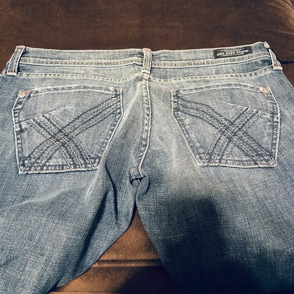 NEW James cured by seun jeans Size 29 Inseam 32"X35” Low Rise Vintage Boot Cut - Picture 7 of 9